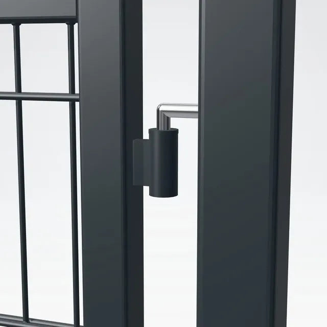 Winkelscharnier am Gartentor 100 cm im Detail